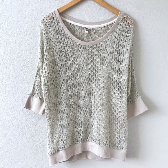 Kut from the Kloth Sweaters - 🥭 KUT FROM THE KLOTH Cutout Open Knit Sweater M